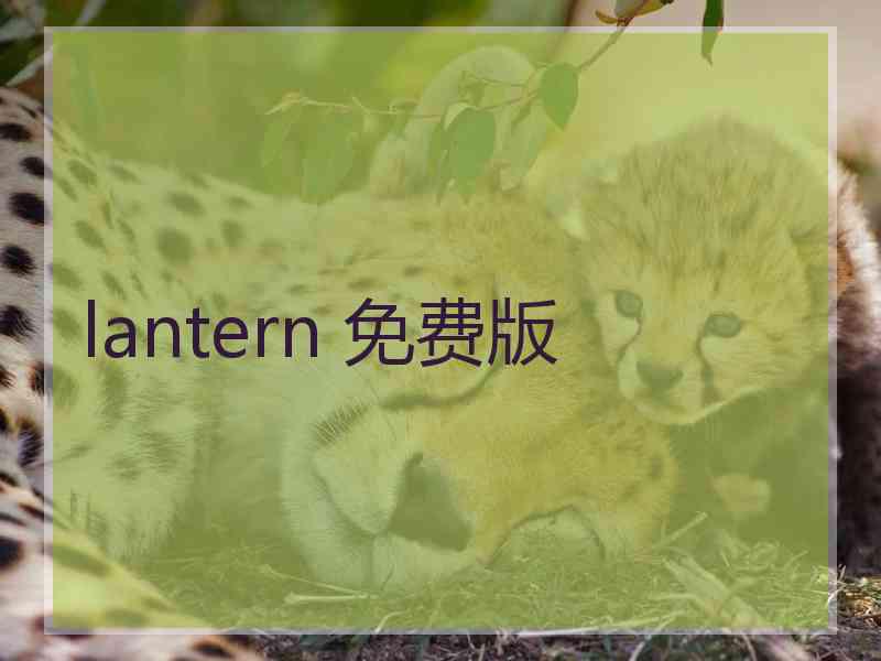 lantern 免费版