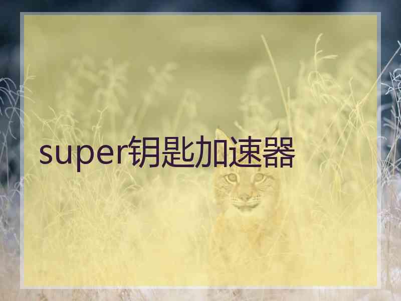 super钥匙加速器