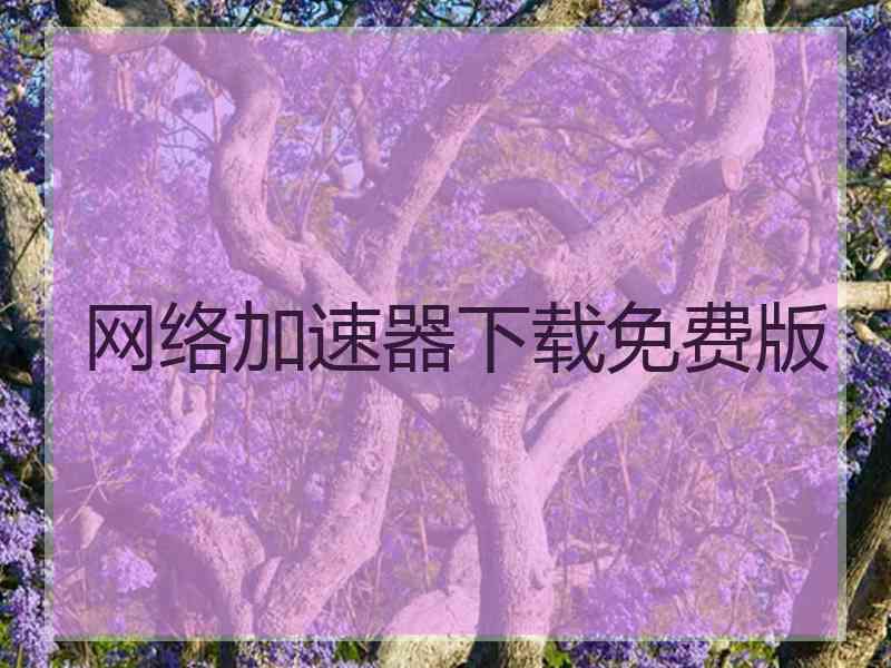 网络加速器下载免费版