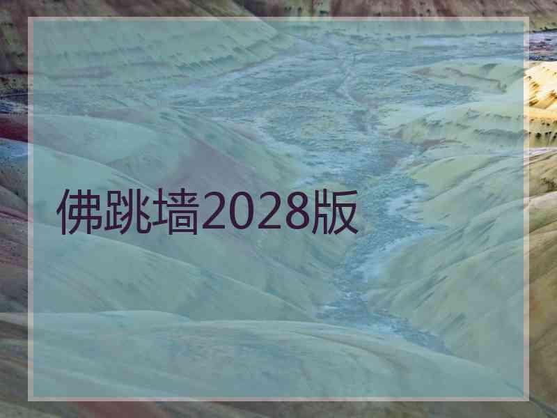 佛跳墙2028版