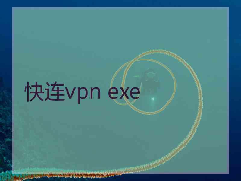 快连vpn exe