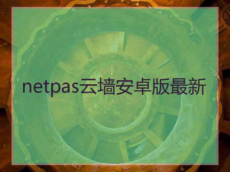 netpas云墙安卓版最新