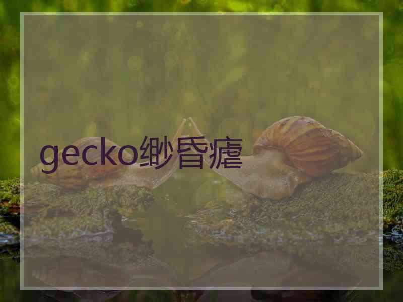 gecko缈昏瘧