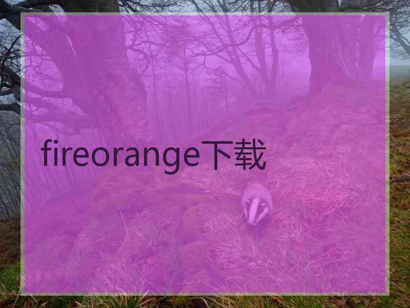 fireorange下载