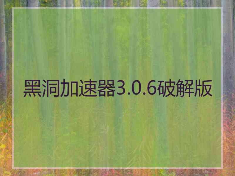 黑洞加速器3.0.6破解版