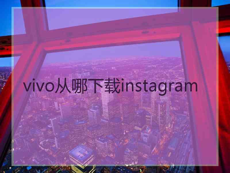 vivo从哪下载instagram