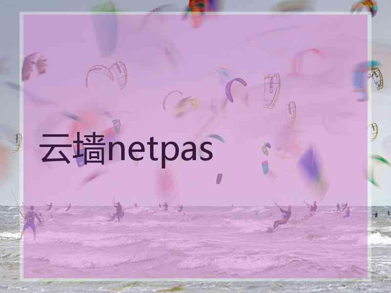 云墙netpas