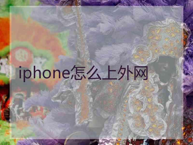 iphone怎么上外网