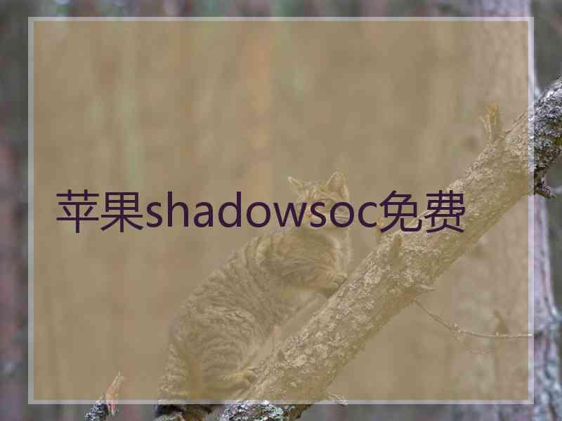 苹果shadowsoc免费