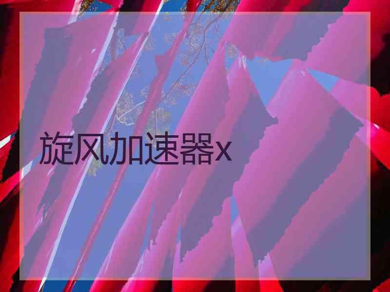 旋风加速器x