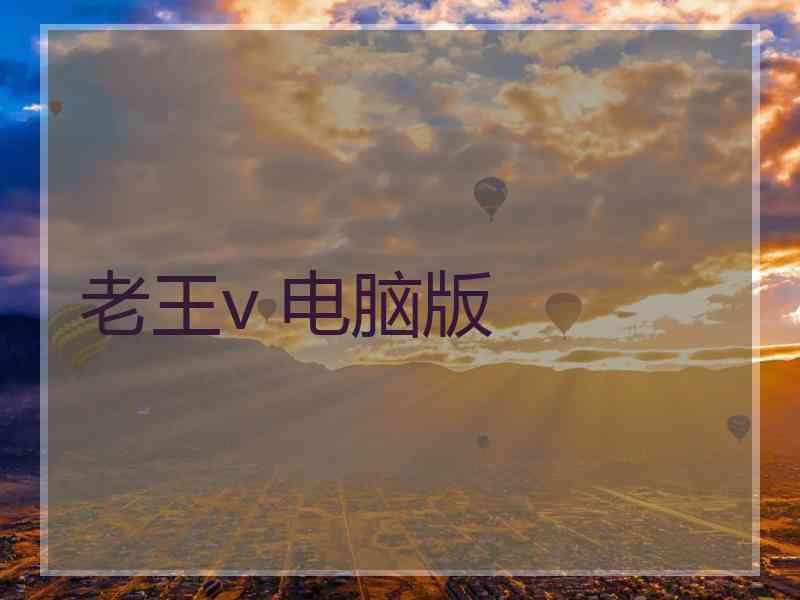 老王v 电脑版