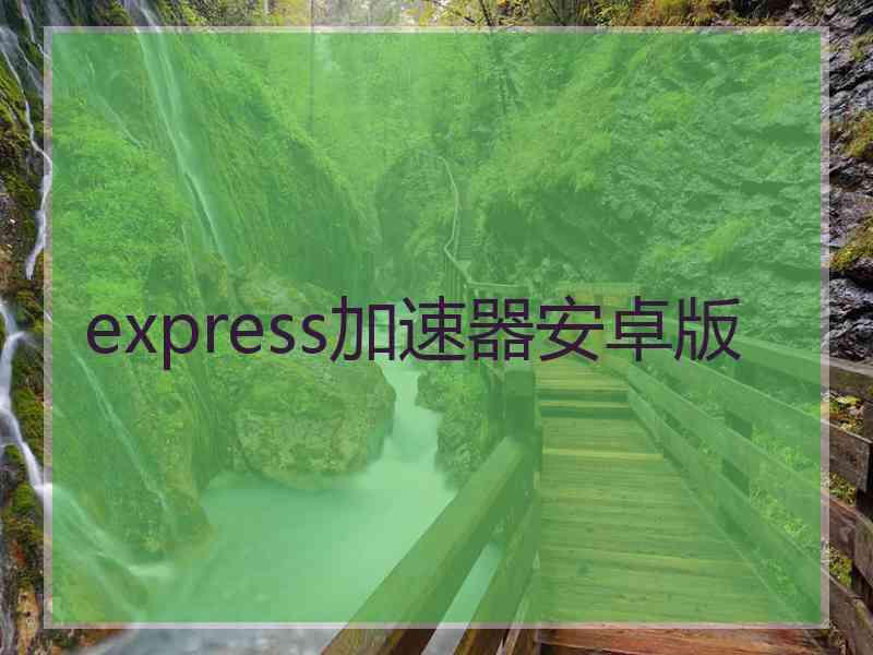 express加速器安卓版