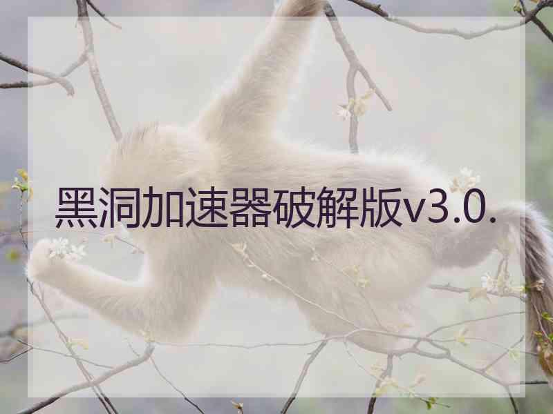 黑洞加速器破解版v3.0.