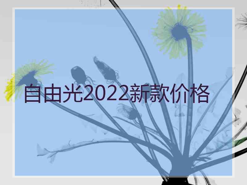 自由光2022新款价格