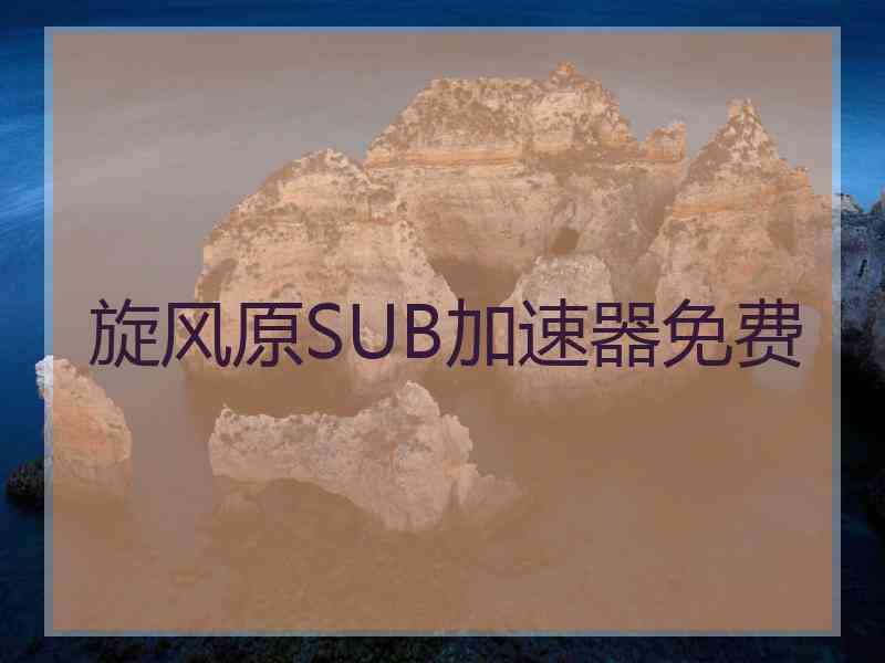 旋风原SUB加速器免费