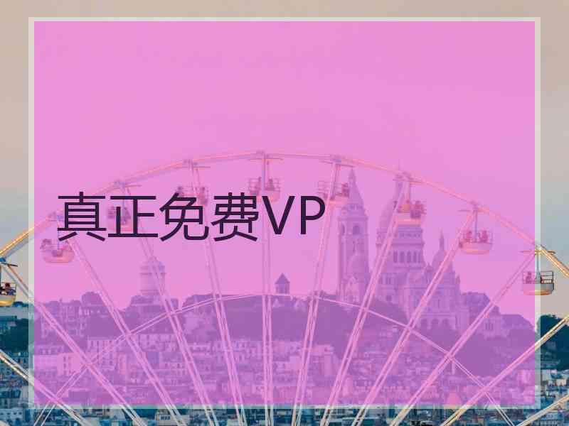 真正免费VP