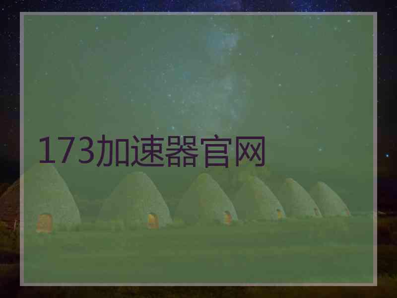 173加速器官网