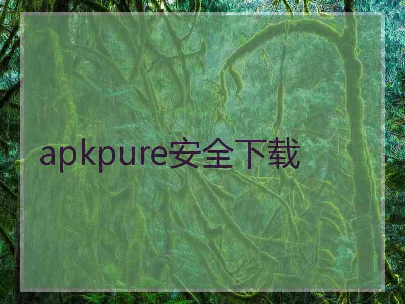 apkpure安全下载