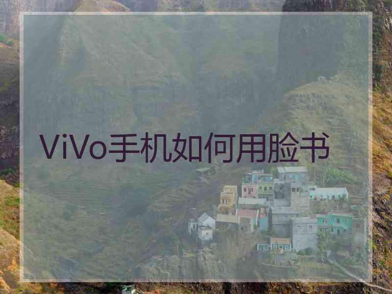 ViVo手机如何用脸书