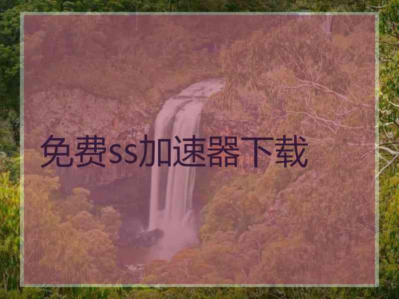 免费ss加速器下载