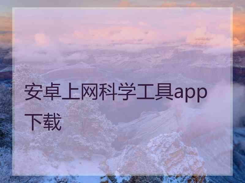 安卓上网科学工具app 下载