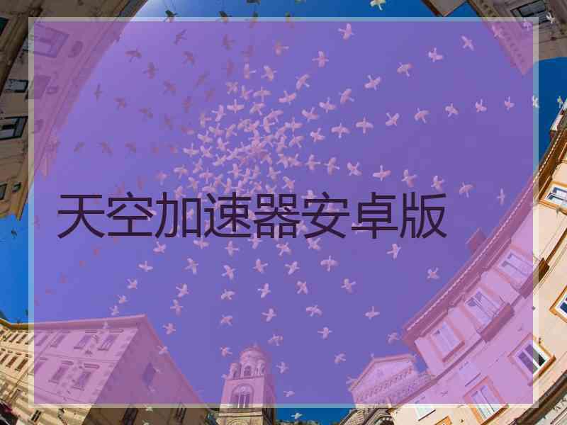 天空加速器安卓版