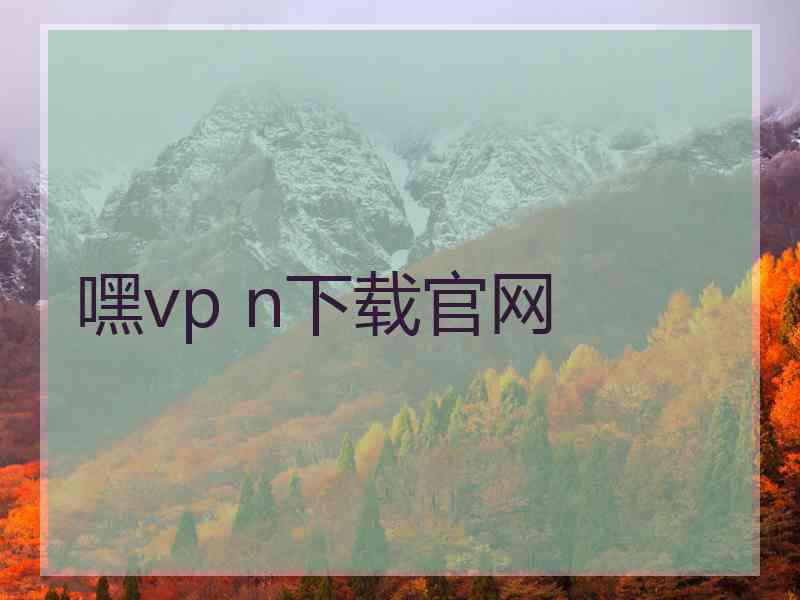 嘿vp n下载官网