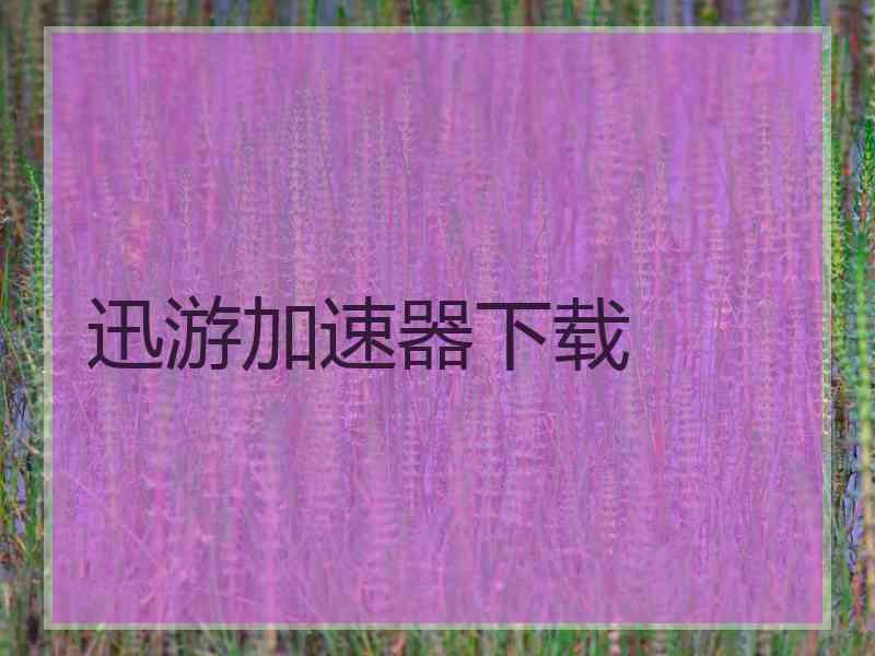 迅游加速器下载