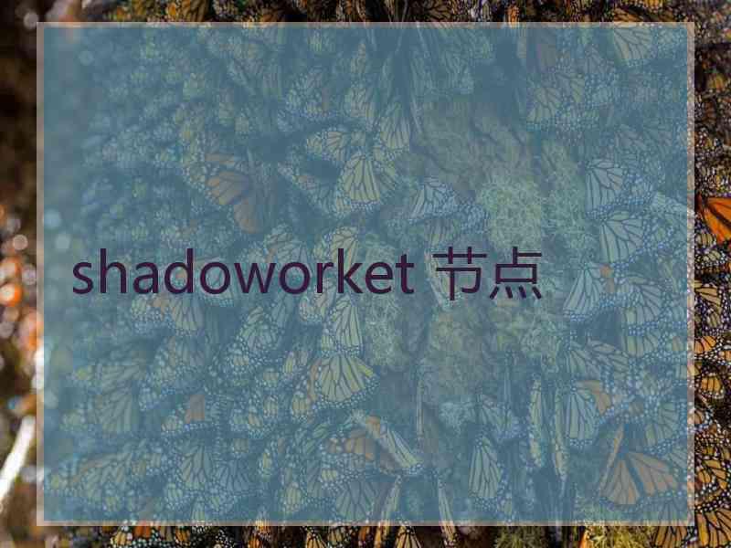 shadoworket 节点