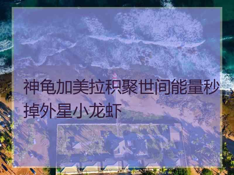 神龟加美拉积聚世间能量秒掉外星小龙虾