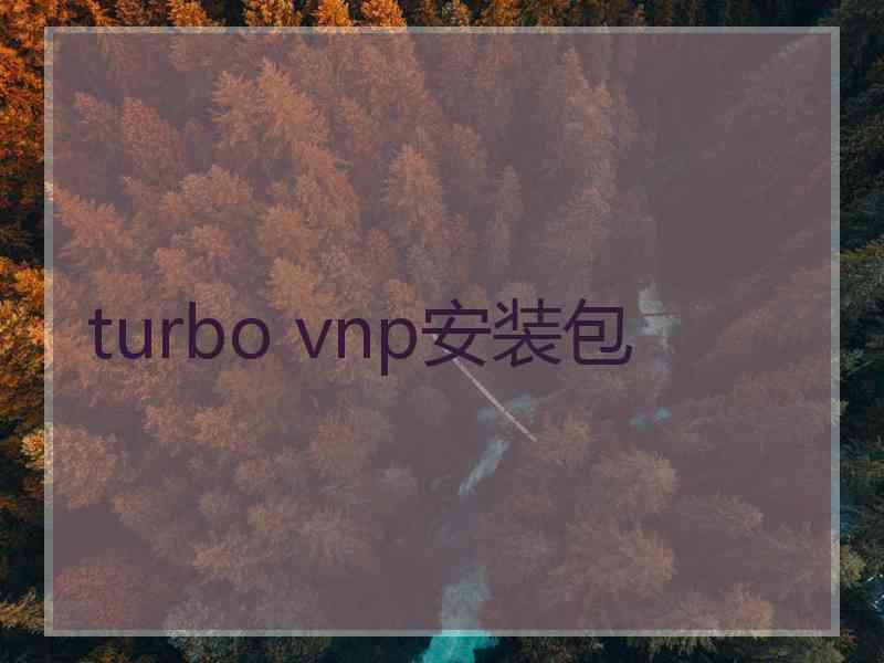 turbo vnp安装包