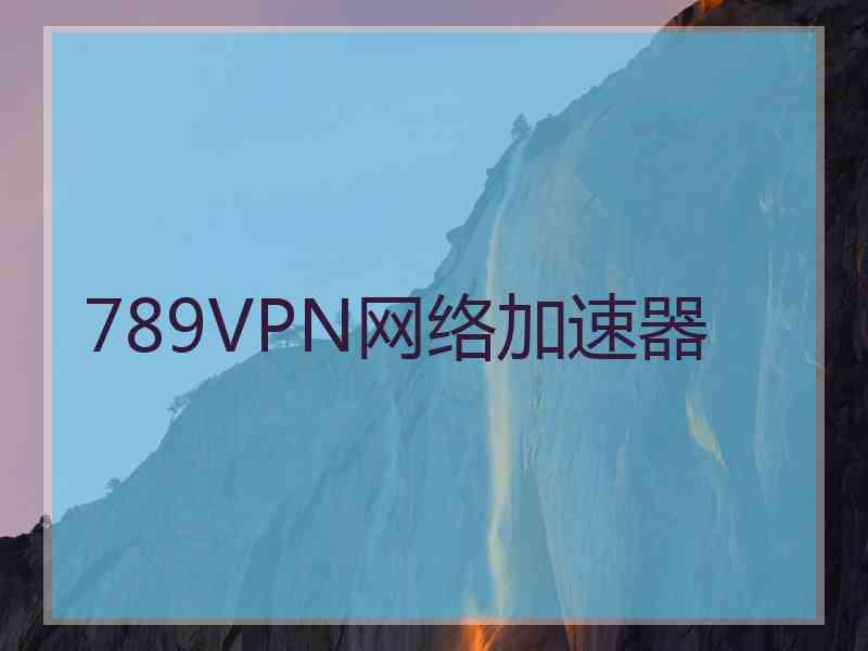 789VPN网络加速器