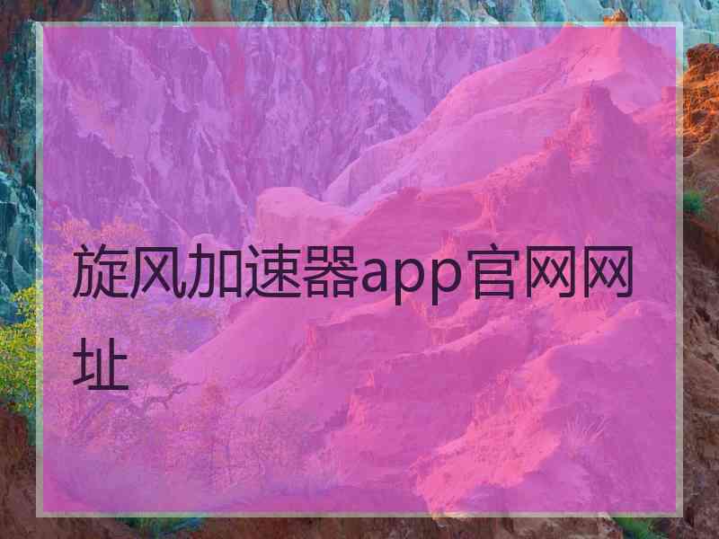 旋风加速器app官网网址