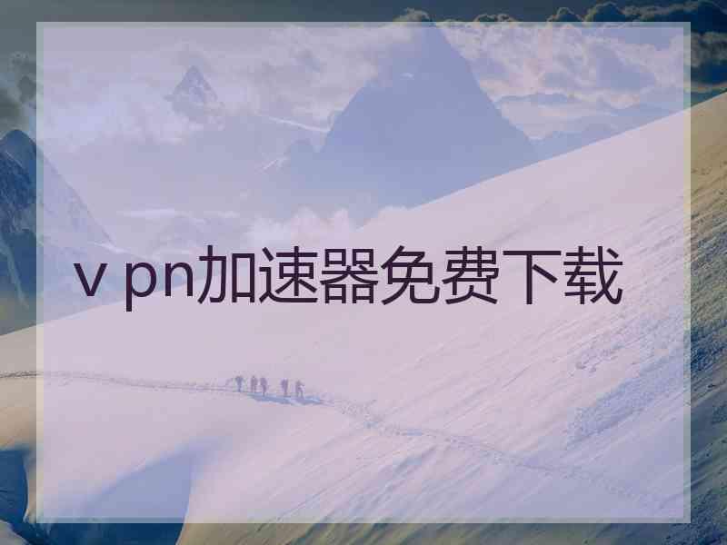 ⅴpn加速器免费下载