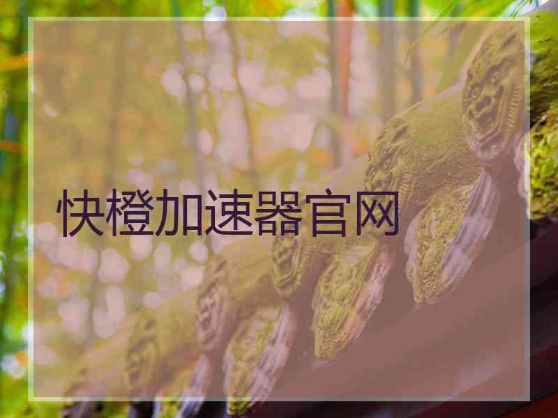 快橙加速器官网