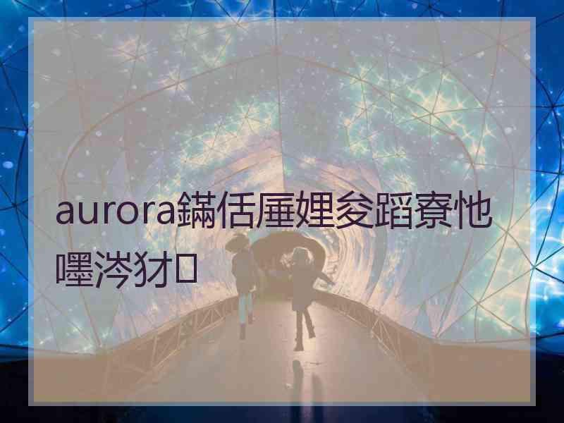 aurora鏋佸厜娌夋蹈寮忚嚜涔犲