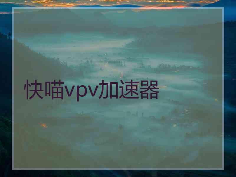 快喵vpv加速器