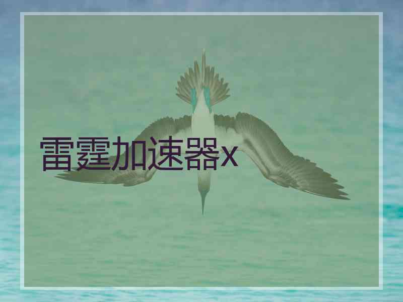 雷霆加速器x