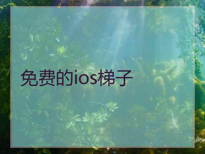 免费的ios梯子