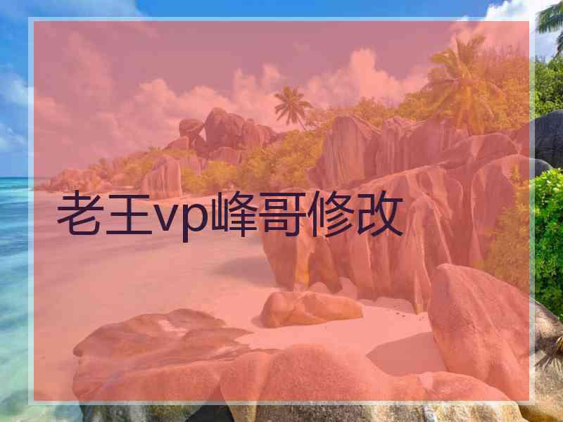 老王vp峰哥修改