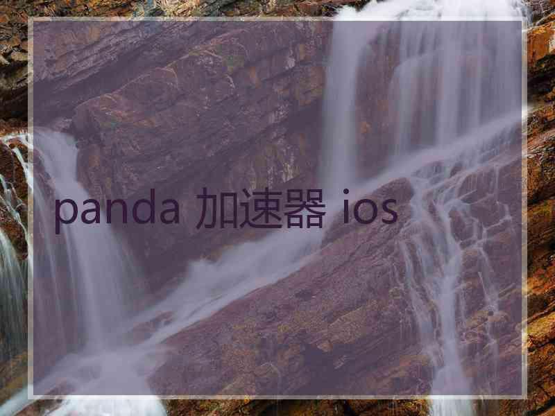 panda 加速器 ios