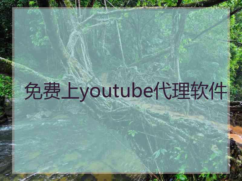 免费上youtube代理软件