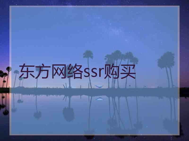 东方网络ssr购买