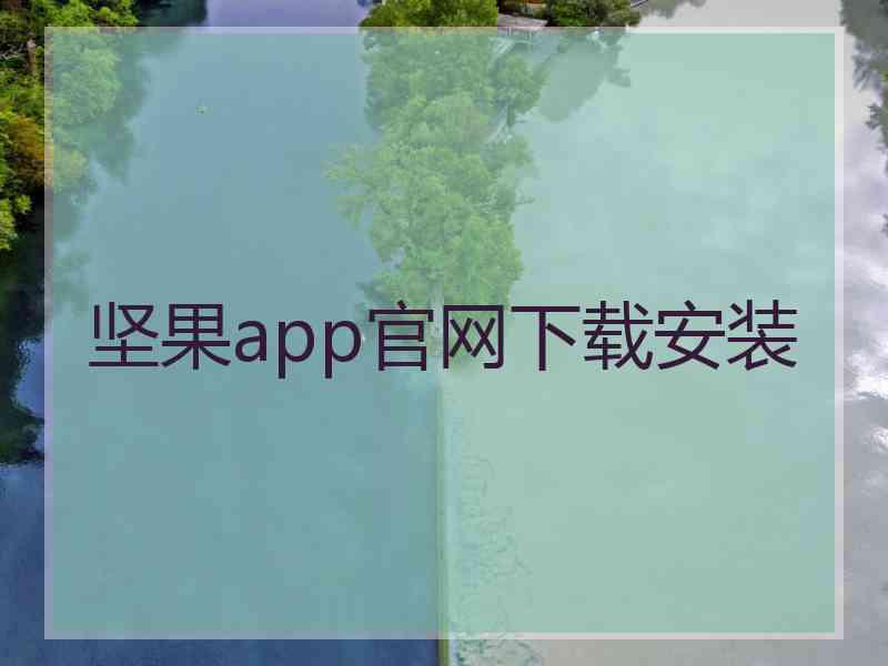 坚果app官网下载安装