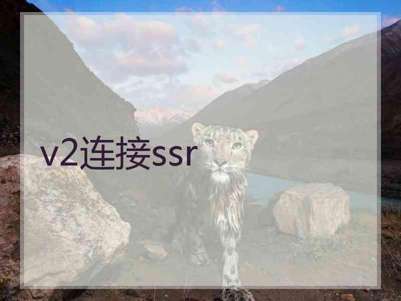 v2连接ssr