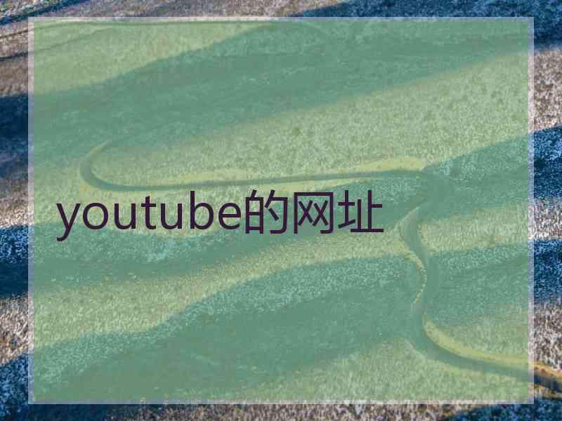 youtube的网址