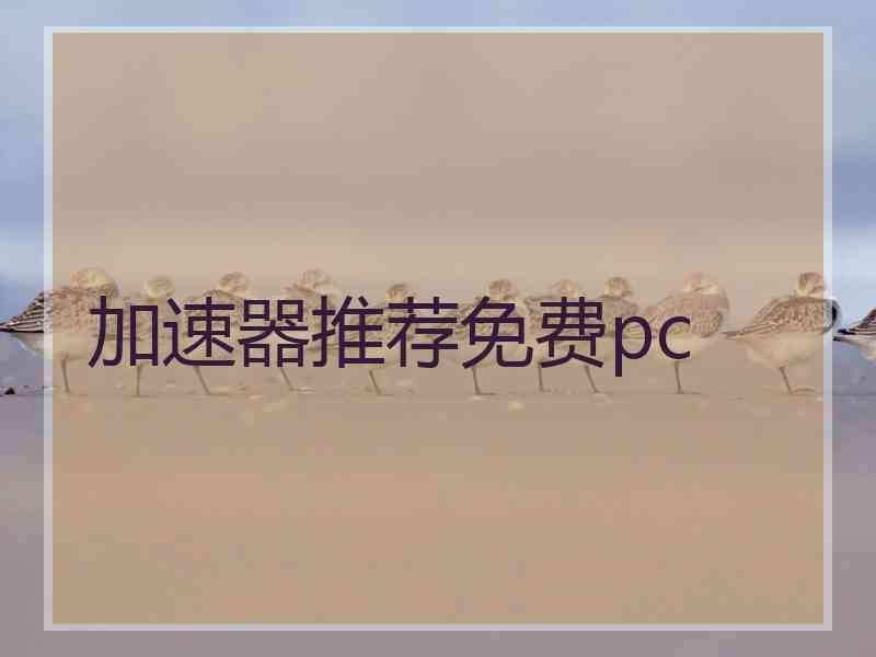 加速器推荐免费pc