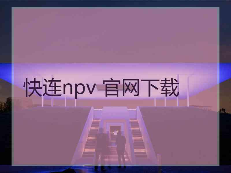 快连npv 官网下载