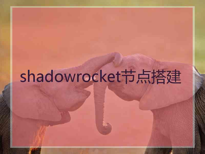 shadowrocket节点搭建