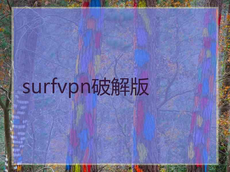 surfvpn破解版